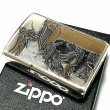 画像6: ZIPPO アーマー 天野喜孝 ジッポ ライター 両面デザイン アンティーク 銀いぶし 彫刻柄 かっこいい 重厚 おしゃれ ゲーム メンズ ギフト プレゼント (6)