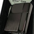 画像2: ZIPPO アーマー ジッポ ライター サテン＆ミラー スタンダード 彫刻 両面加工 ブラック かっこいい ギフト 重厚 動画有り シンプル おしゃれ 高級 メンズ プレゼント (2)