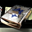 画像6: ZIPPO 限定 ブルーバタフライ ローズ ピンク ジッポ ライター シリアルNo入り 蝶 かわいい スワロフスキー 蝶々 両面加工 美しい バラ おしゃれ 青 薔薇 メンズ レディース ギフト プレゼント (6)