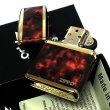 画像5: ジッポ ライター マーブル ZIPPO ロゴ ゴールド ブラウン 4面加工 金タンク Marble Logo かっこいい おしゃれ メンズ ギフト プレゼント (5)