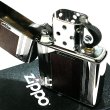 画像4: ZIPPO 両面加工 エッチング ジッポ ライター ロゴ ダブルライン シルバー ブラウン ニッケルメッキ かっこいい おしゃれ ギフト プレゼント メンズ 木目調 渋い (4)