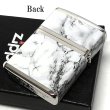 画像3: ジッポ ライター ZIPPO ロゴ シルバー ホワイト 4面加工 大理石 Marble Logo かっこいい おしゃれ メンズ ギフト プレゼント (3)