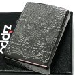 画像2: ZIPPO ライター 中世模様 ヨーロピアン レース チタン加工 ジッポ 両面加工 グレー おしゃれ エッチング彫刻 レディース 両面別柄 ブラック メンズ 高級 かっこいい ギフト プレゼント (2)