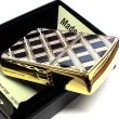 画像5: ZIPPO ライター ダイアモンドパターン ゴールド＆ブラック ジッポ 金タンク 両面加工 黒 エッチング彫刻 かっこいい おしゃれ メンズ ギフト プレゼント (5)