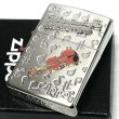 画像5: ZIPPO ライター バイオリンメタル 楽器 ジッポ かわいい シルバー 両面加工 ハート 音符 可愛い ホワイトニッケル 銀 おしゃれ メンズ レディース プレゼント ギフト (5)