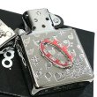 画像4: ZIPPO かわいい 楽器 タンバリン メタル ジッポロゴ ライター シルバー 可愛い 両面加工 ハート 音符 ホワイトニッケル 銀 おしゃれ メンズ レディース プレゼント ギフト (4)