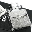 画像4: ZIPPO ライター 楽器 トランペット ジッポ かわいい シルバー 両面加工 おしゃれ ハート 音符 可愛い ホワイトニッケル 銀 メンズ レディース プレゼント ギフト (4)