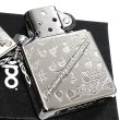 画像4: ZIPPO ライター 楽器 フルート メタル ジッポロゴ 可愛い シルバー 両面加工 ハート 音符 ホワイトニッケル かわいい 銀 おしゃれ メンズ レディース プレゼント ギフト (4)