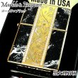 画像6: ZIPPO ライター アラベスク＆黒大理石 Marble＆Engrave 金タンク ゴールド＆ブラック ジッポ 彫刻 両面加工 黒金 かっこいい おしゃれ メンズ ギフト プレゼント (6)