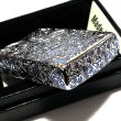 画像5: ZIPPO スプレンダー イオンブルー ジッポ ライター アラベスク模様 5面加工 彫刻 シルバー鍍金差し 青 かっこいい おしゃれ レディース メンズ ギフト プレゼント (5)