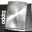 画像2: ZIPPO ライター ダイヤモンドカット ジッポ プラチナシルバー 彫刻 両面加工 銀 かっこいい おしゃれ メンズ ギフト プレゼント (2)