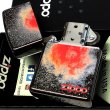 画像4: ZIPPO ライター ネビュラ 宇宙 ジッポ ロゴ ブラックニッケル おしゃれ 星雲 メンズ レッド かっこいい Nebula 黒 ギフト プレゼント (4)