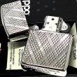 画像4: ZIPPO アーマー ジッポ ライター Diamante ホワイトニッケル ダイヤカット彫刻 両面加工 シルバー 重厚 かっこいい おしゃれ メンズ ギフト (4)